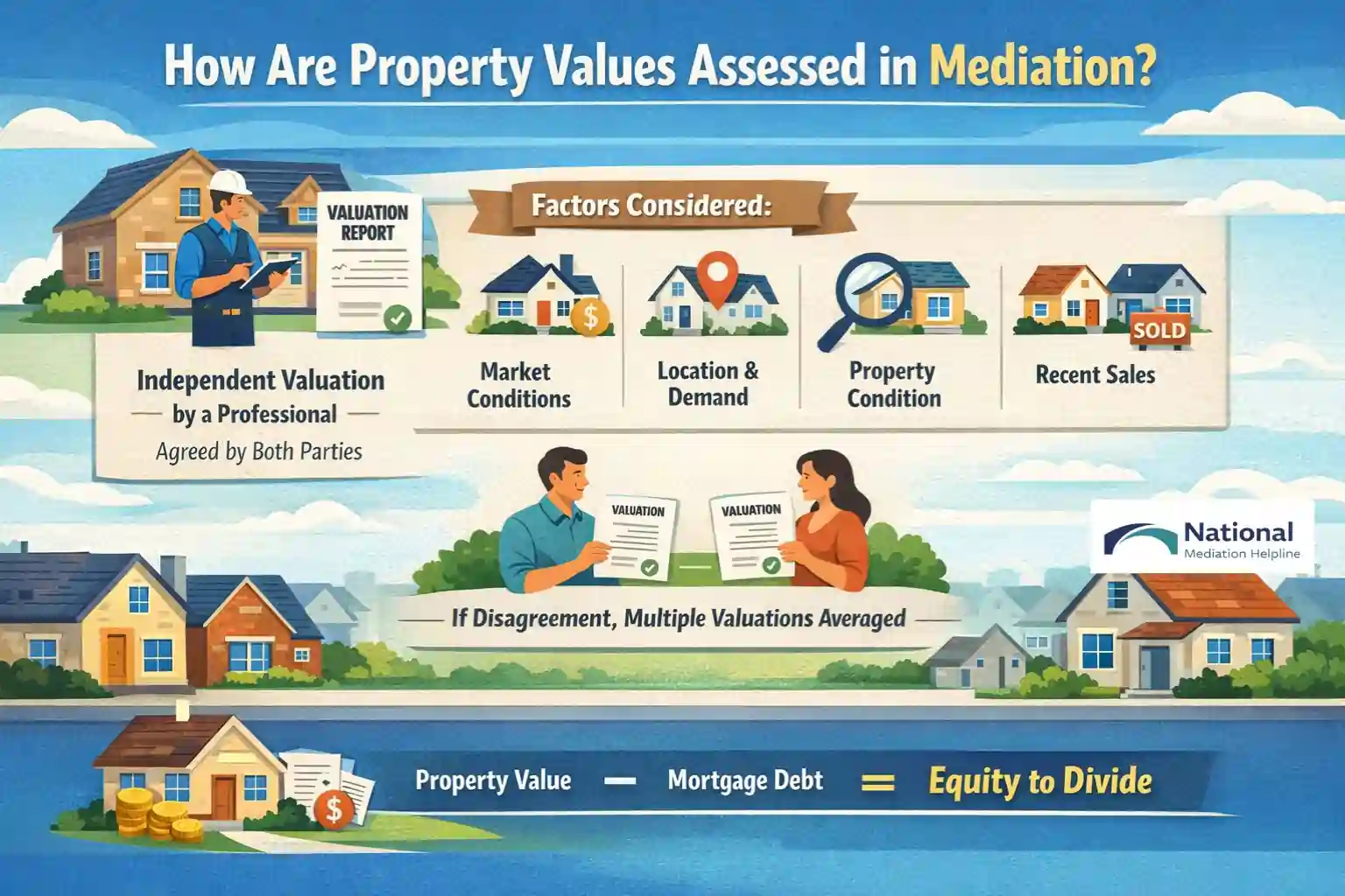 How Are Property Values Assessed in Mediation Workington?