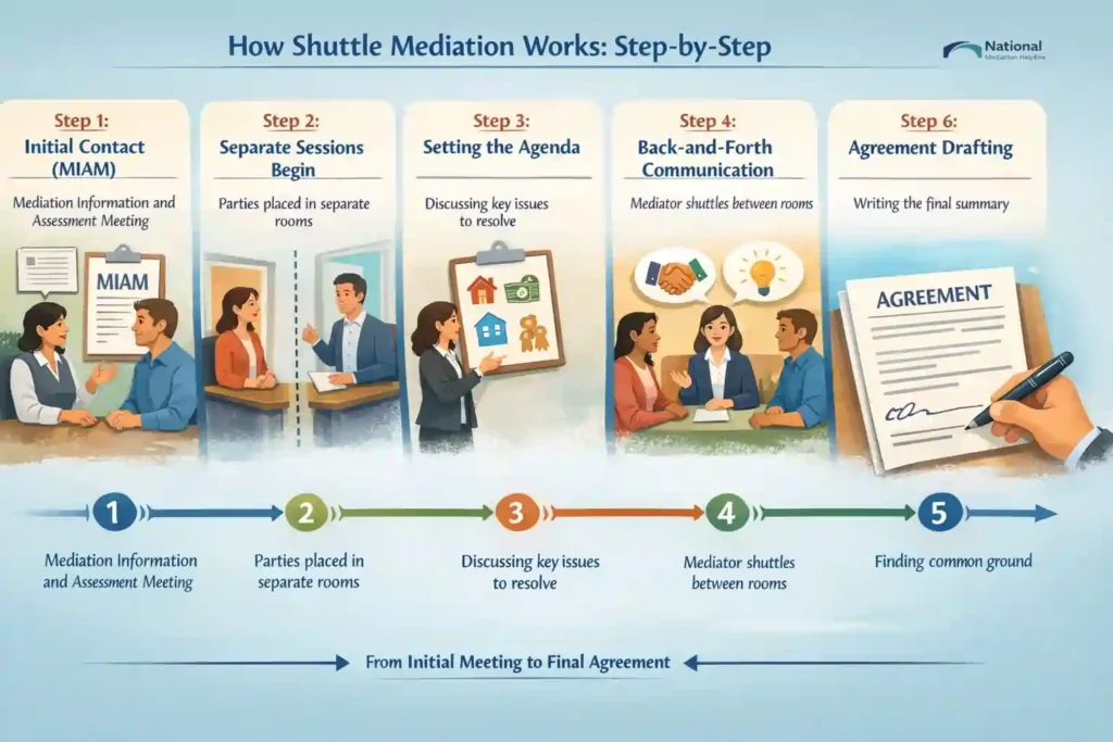 How Shuttle Mediation Works: Step-by-Step Workington