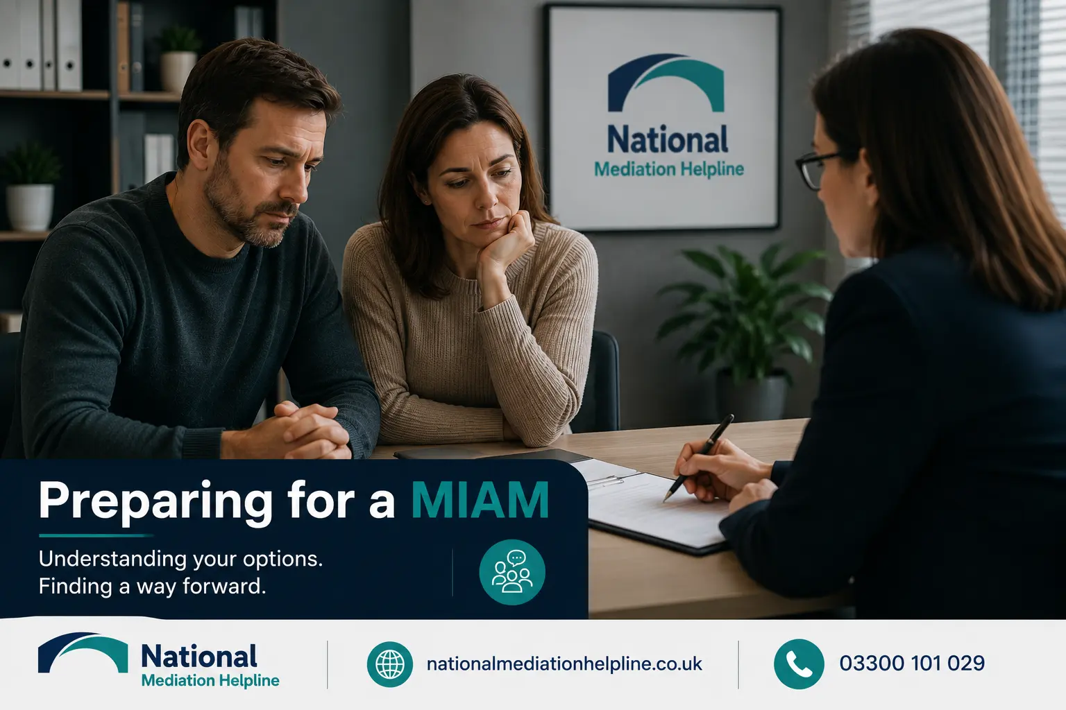 How to prepare for a miam in Workington Preparing for a MIAM. An image explaining how to prepare yourself emotionally and rationally for the first miam appointment