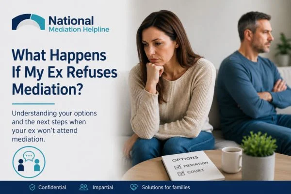 what if my ex refuses mediation Workington?