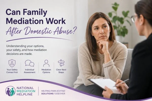 Can Family Mediation Workington Work After Domestic Abuse?